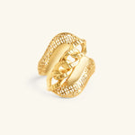 Load image into Gallery viewer, Golden Chain Majesty Ring
