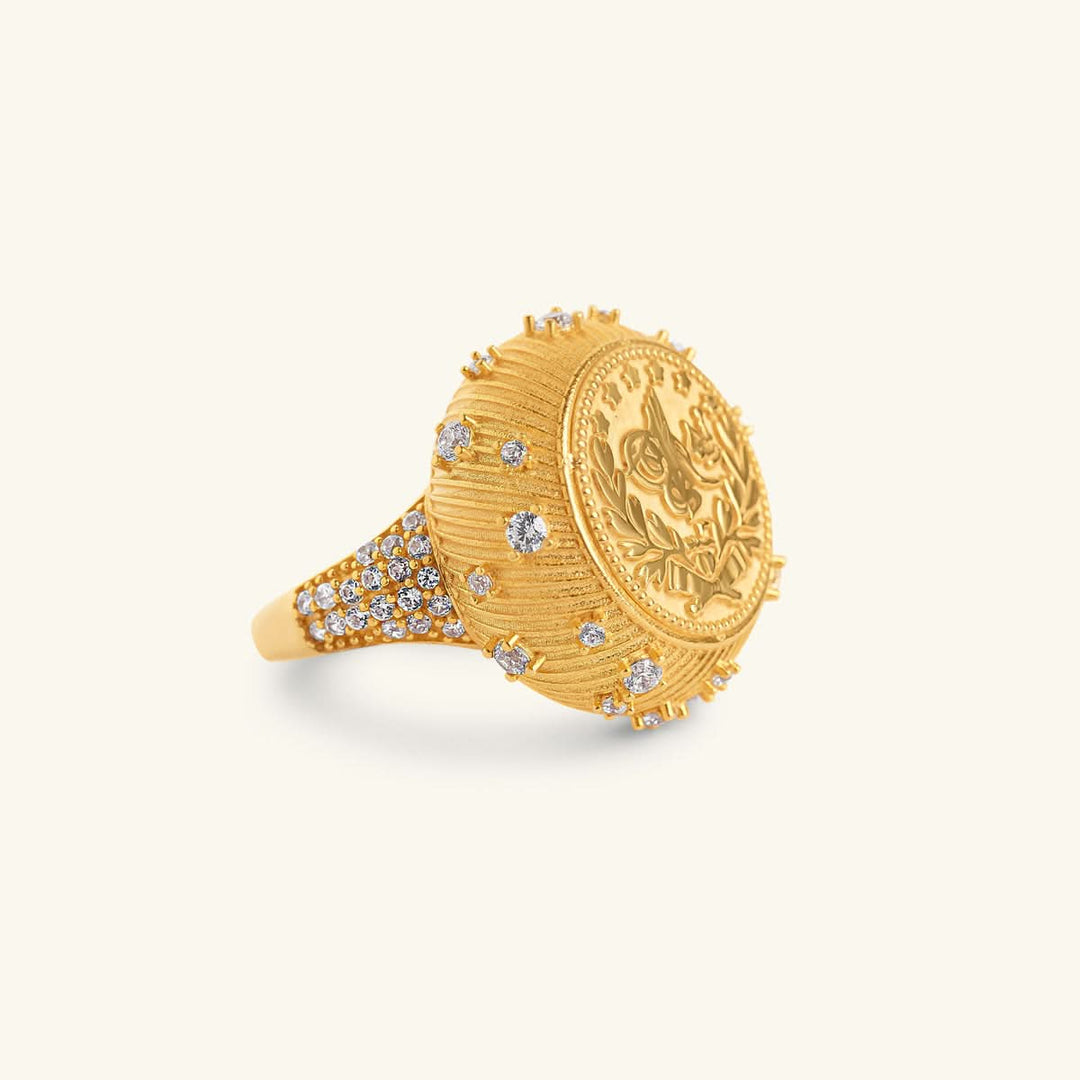 Turkish Coin Luxe Ring