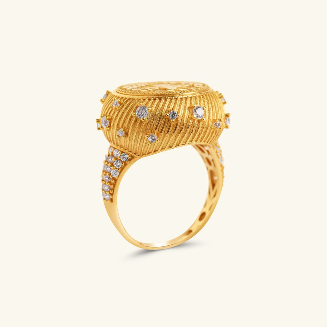 Turkish Coin Luxe Ring