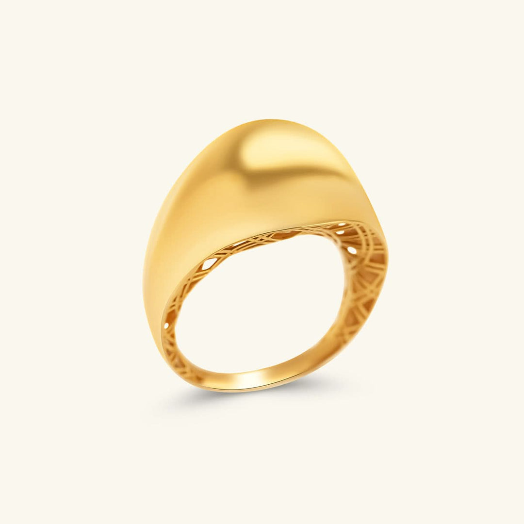 Golden Dome Ring