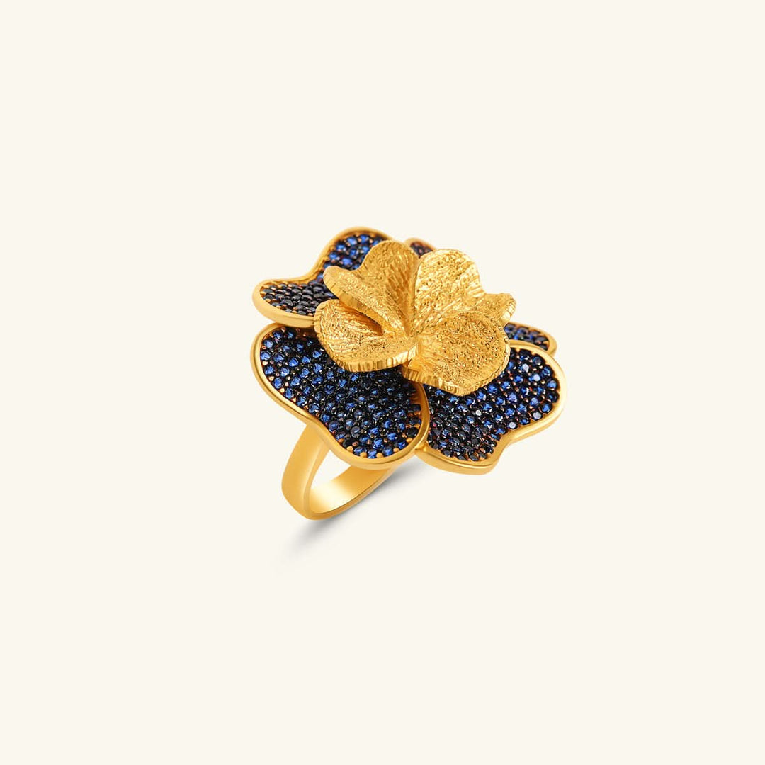 Midnight Bloom Luxe Ring