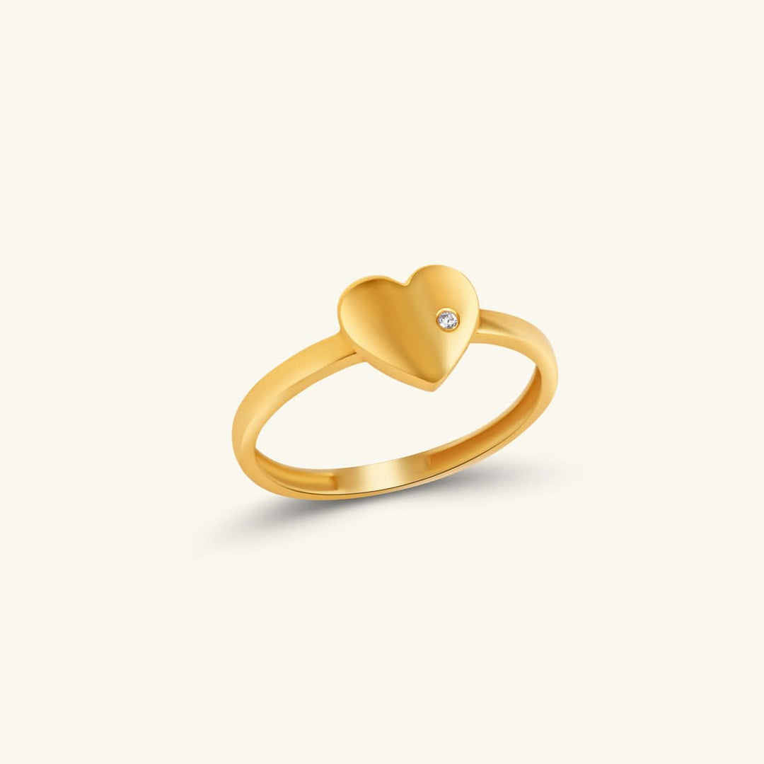 Gold Heart Ring
