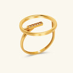 Load image into Gallery viewer, Golden Orbit Ring
