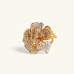 Load image into Gallery viewer, Two-Tone Flower Ring
