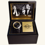 Load image into Gallery viewer, Rat Pack – Frank Sinatra, Black &amp; Gold Dial
