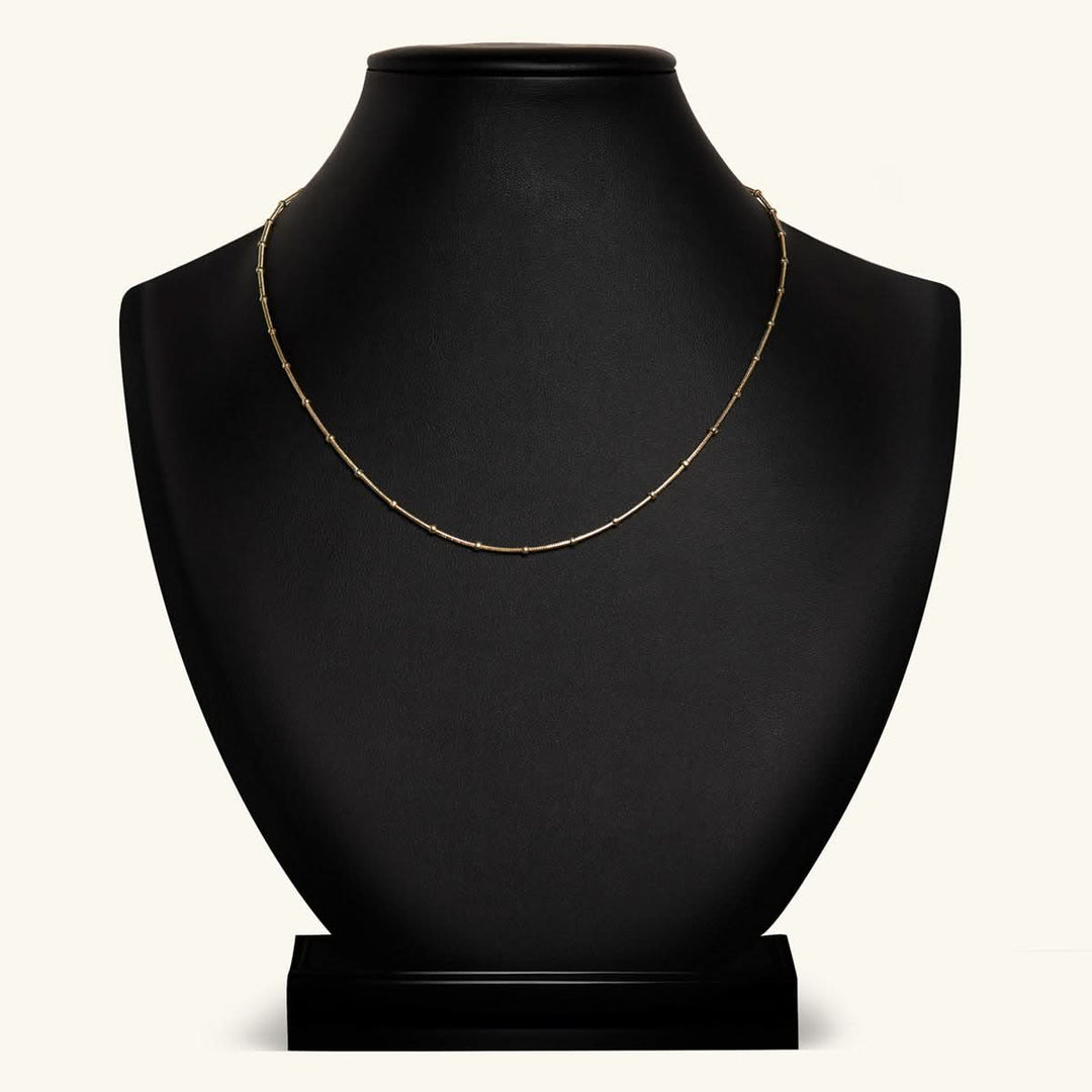 Elegant Bead Link Necklace