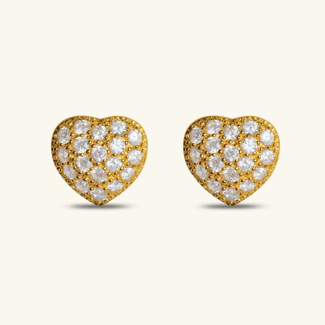 Silver Heart Earrings