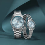 Load image into Gallery viewer, Surveyor – Light Blue Dial, Stainless Steel

