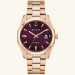 Load image into Gallery viewer, Surveyor – Rose Gold with Purple Dial
