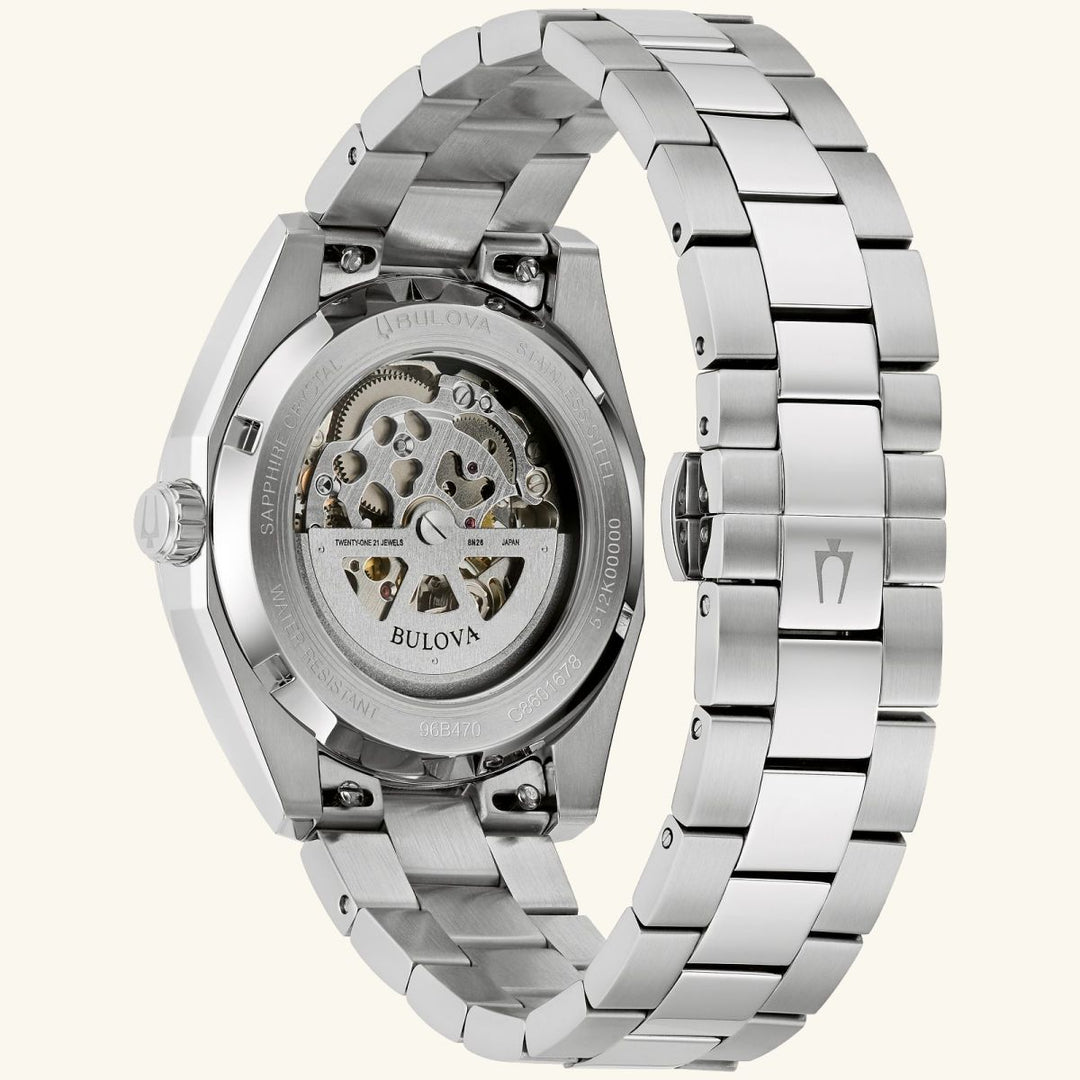 Surveyor – Silver-Tone with Brown Dial