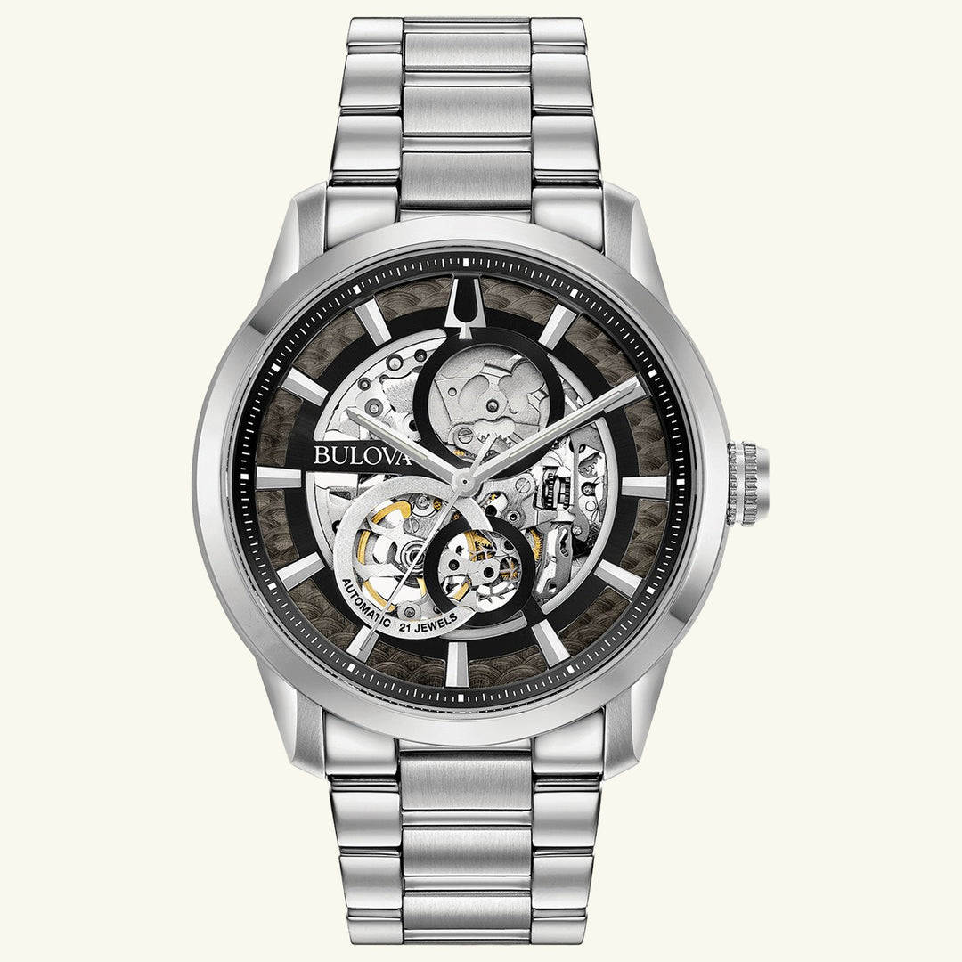 Sutton Classic – Silver & Black Dial