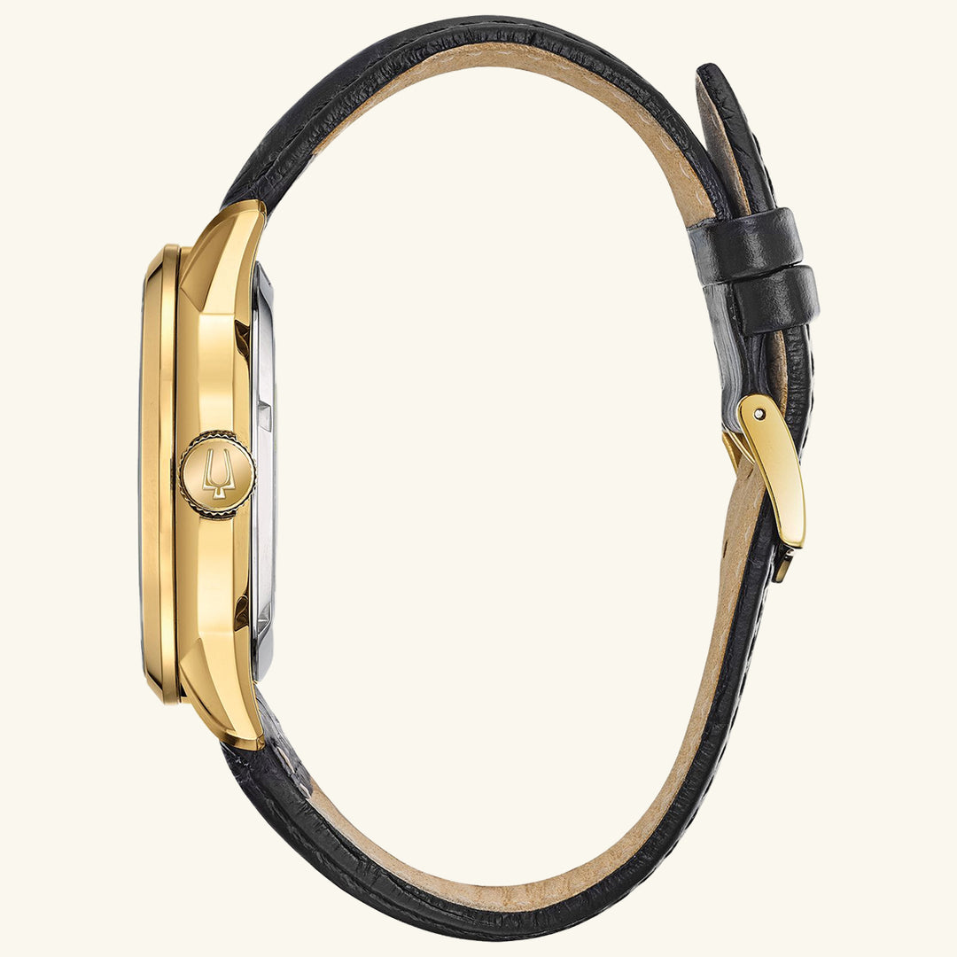 Sutton Classic – Gold Skeleton, Leather Strap