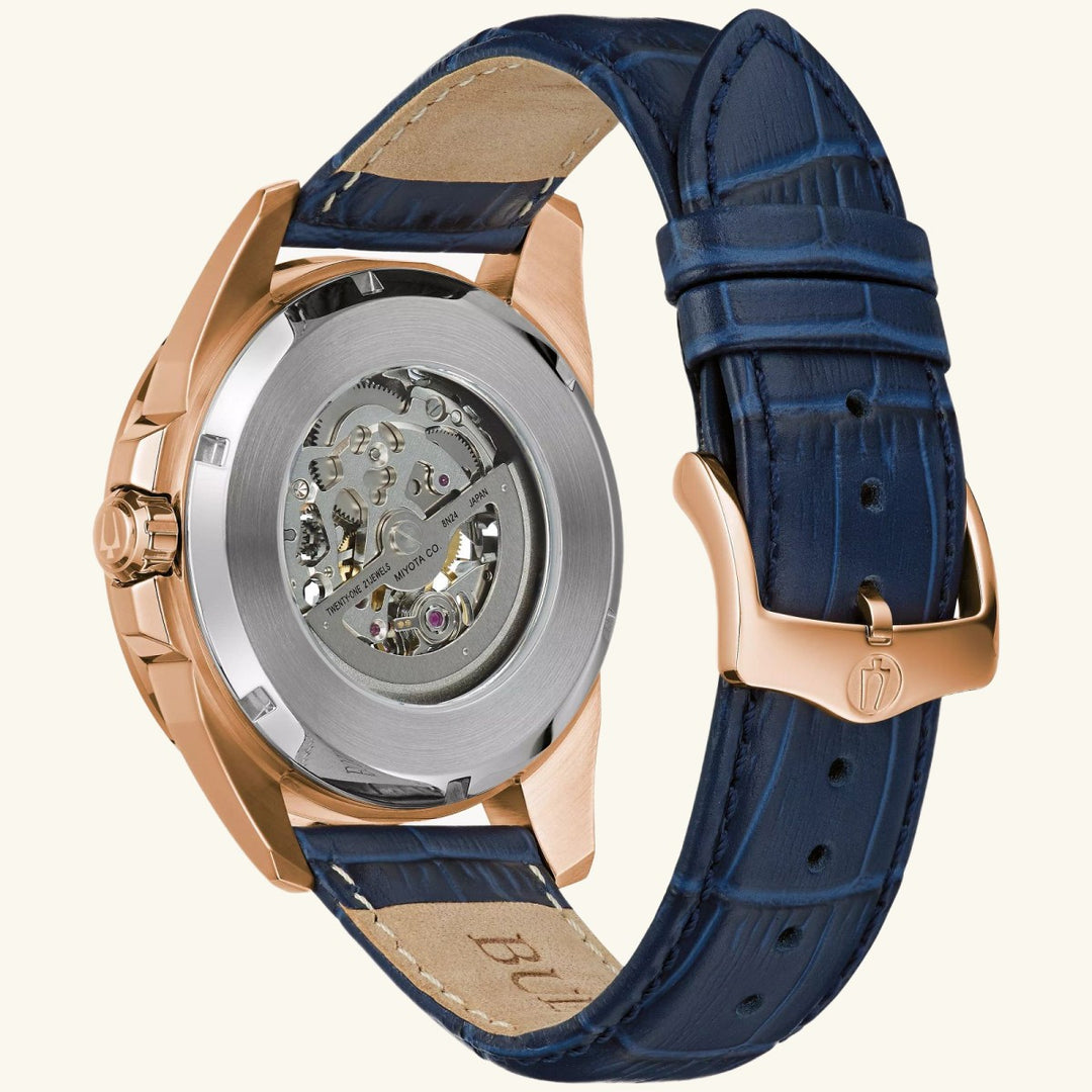 Sutton Classic – Rose Gold Dial, Blue Strap