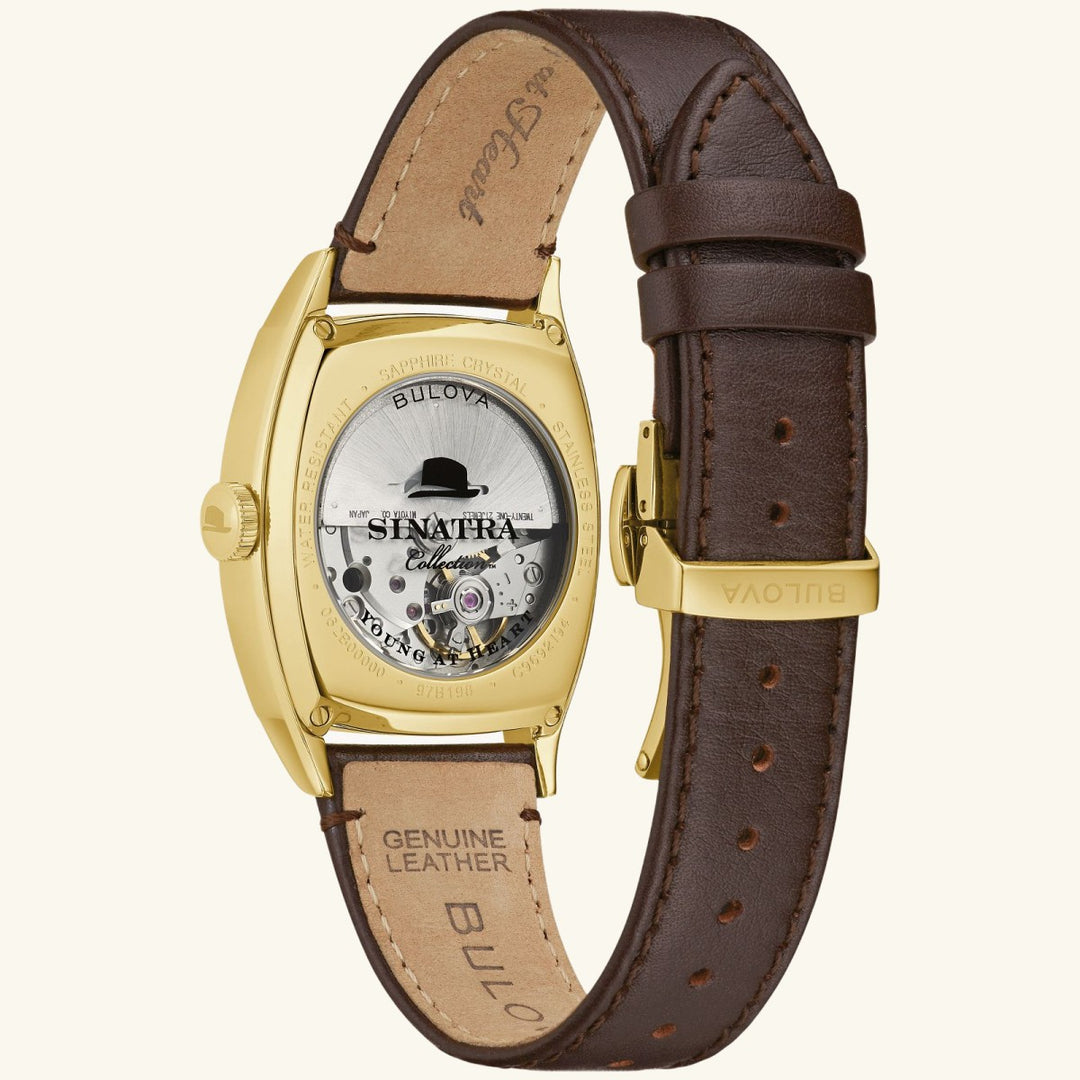 Young at Heart – Frank Sinatra, Brown Dial & Leather Strap