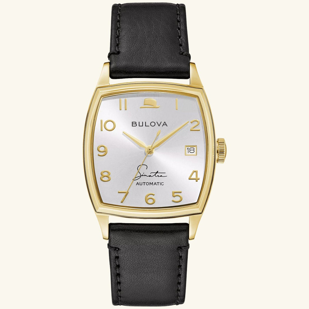 Young at Heart – Frank Sinatra, Silver Dial & Leather Strap