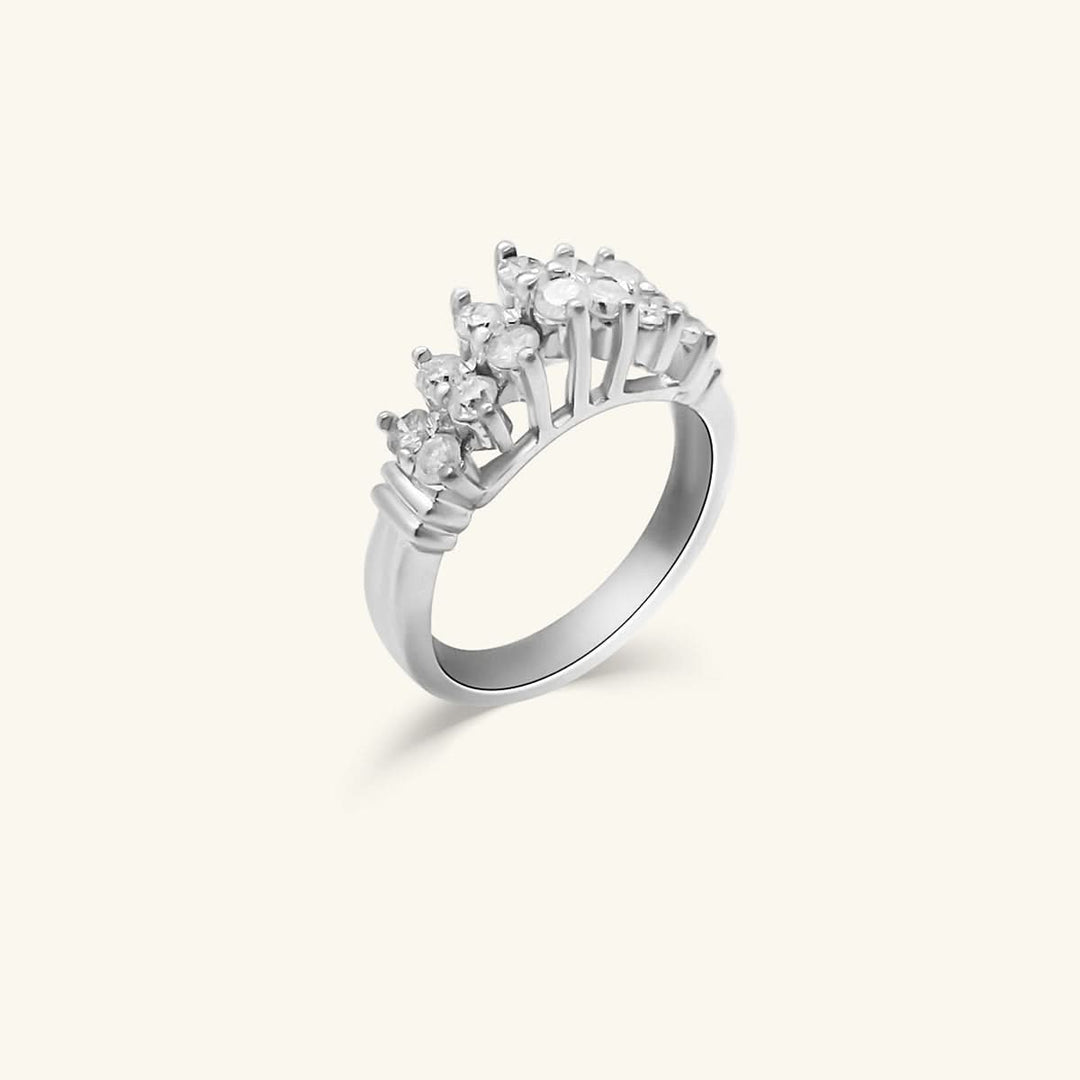 Marquise Diamond Eternity Band in 10K White Gold