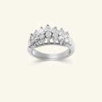 Load image into Gallery viewer, Marquise Diamond Eternity Band in 10K White Gold
