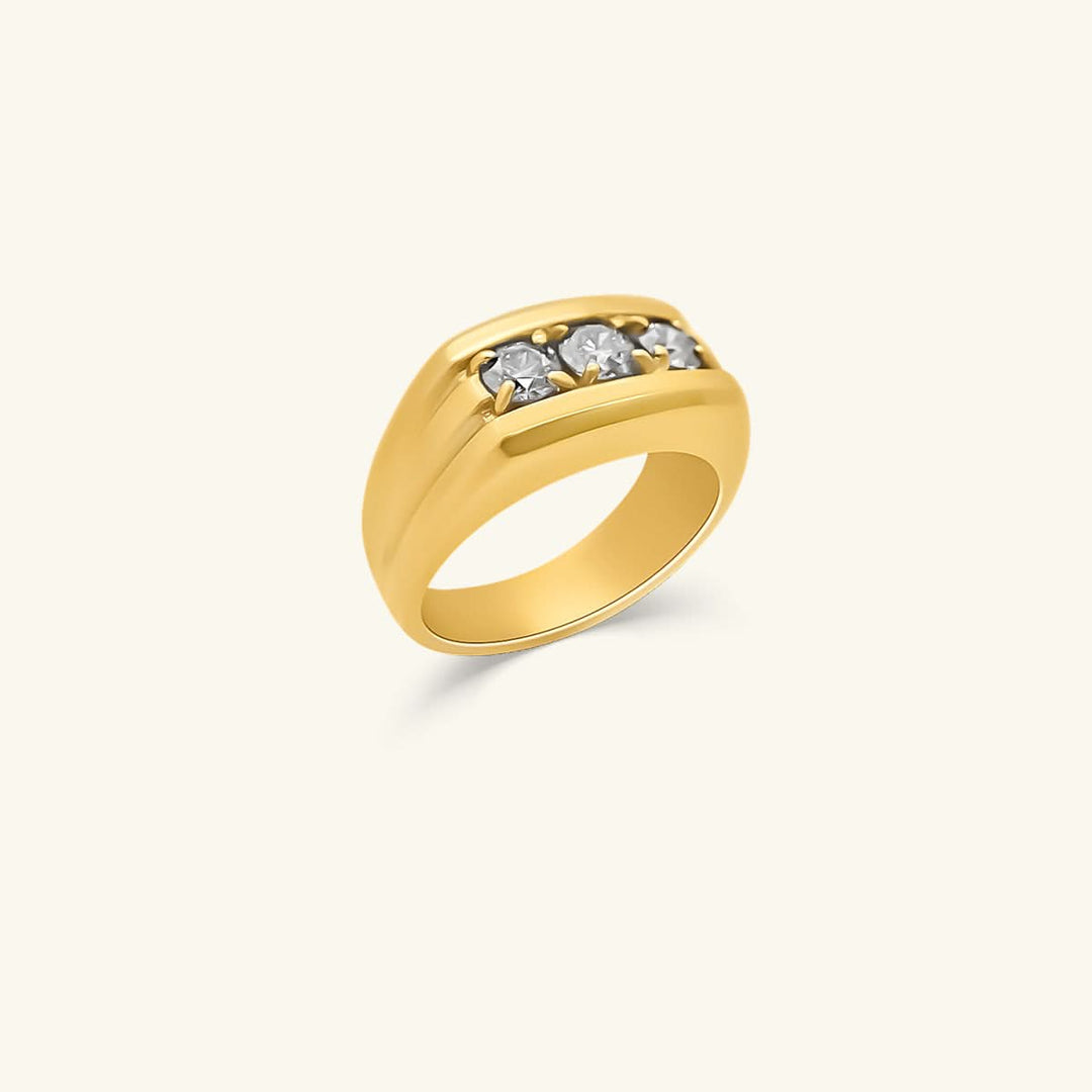 Timeless Men’s Diamond Gold Band Ring
